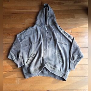 Free People We The Free  Beige/Tan Knit Sweater Jacket Size Medium